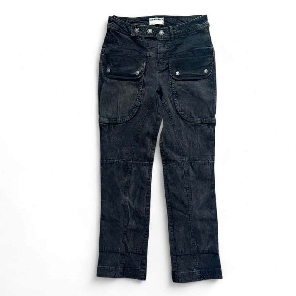 Free People We The Free Hot In It Moto Black Pants Size 2